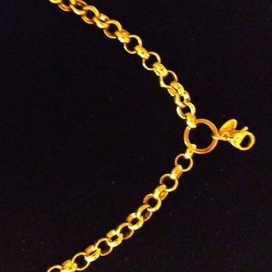 Origami Owl rose gold necklace